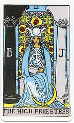Rider Waite High Priestess card