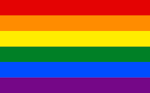 Rainbow flag for LGBT support